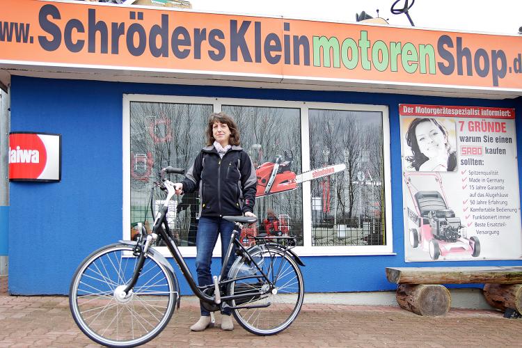Redakteurin Kerstin Kristahl trainiert fleißig