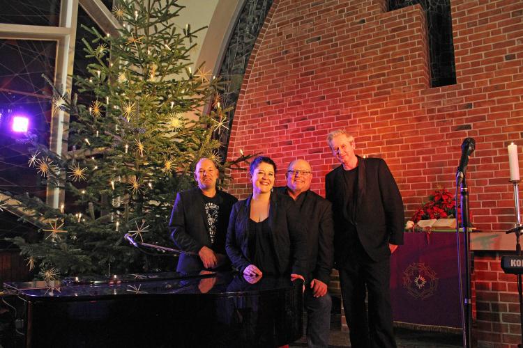 Knud Leif Knudsen und seine Band Soulfinger sorgen am 25. Dezember für ein besonderes Weihnachtskonzert in der Kieler Pumpe