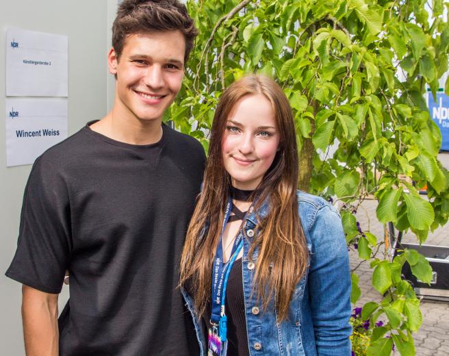 Das Duo Reflexion K, bestehend aus Beatrix Wagner und Gerald Eckert.