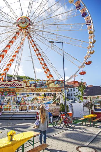 Im Riesenrad von Otto Cornelius geht es hoch hinaus