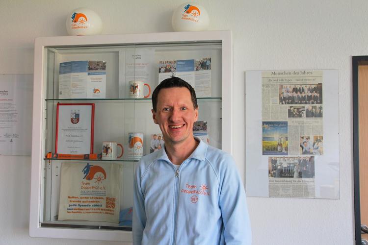 Kim Häusgen engagiert sich seit Jahren für Team DoppelPASS e.V. und ist zurzeit Vorsitzender des Vereins